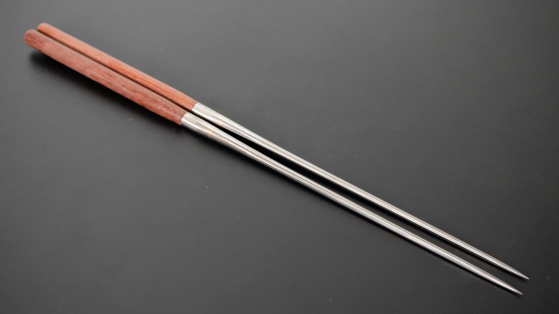 Hitohira Purple Wood Moribashi Chopstick 180mm Rounded - HITOHIRA