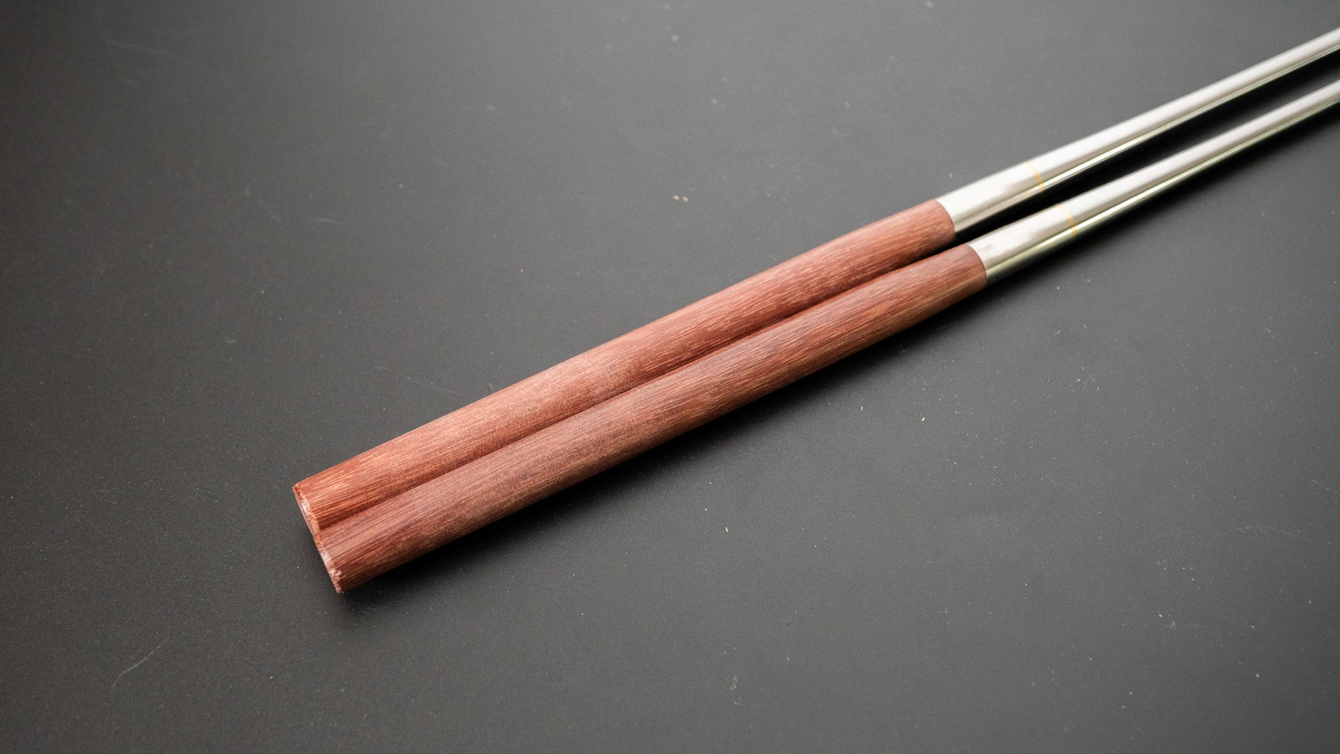 Hitohira Purple Wood Moribashi Chopstick 180mm Rounded - HITOHIRA