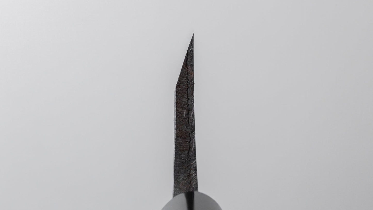 Morihei Munetsugu Stainless Deba 150mm Poplar Handle (Fine Finish) | HITOHIRA