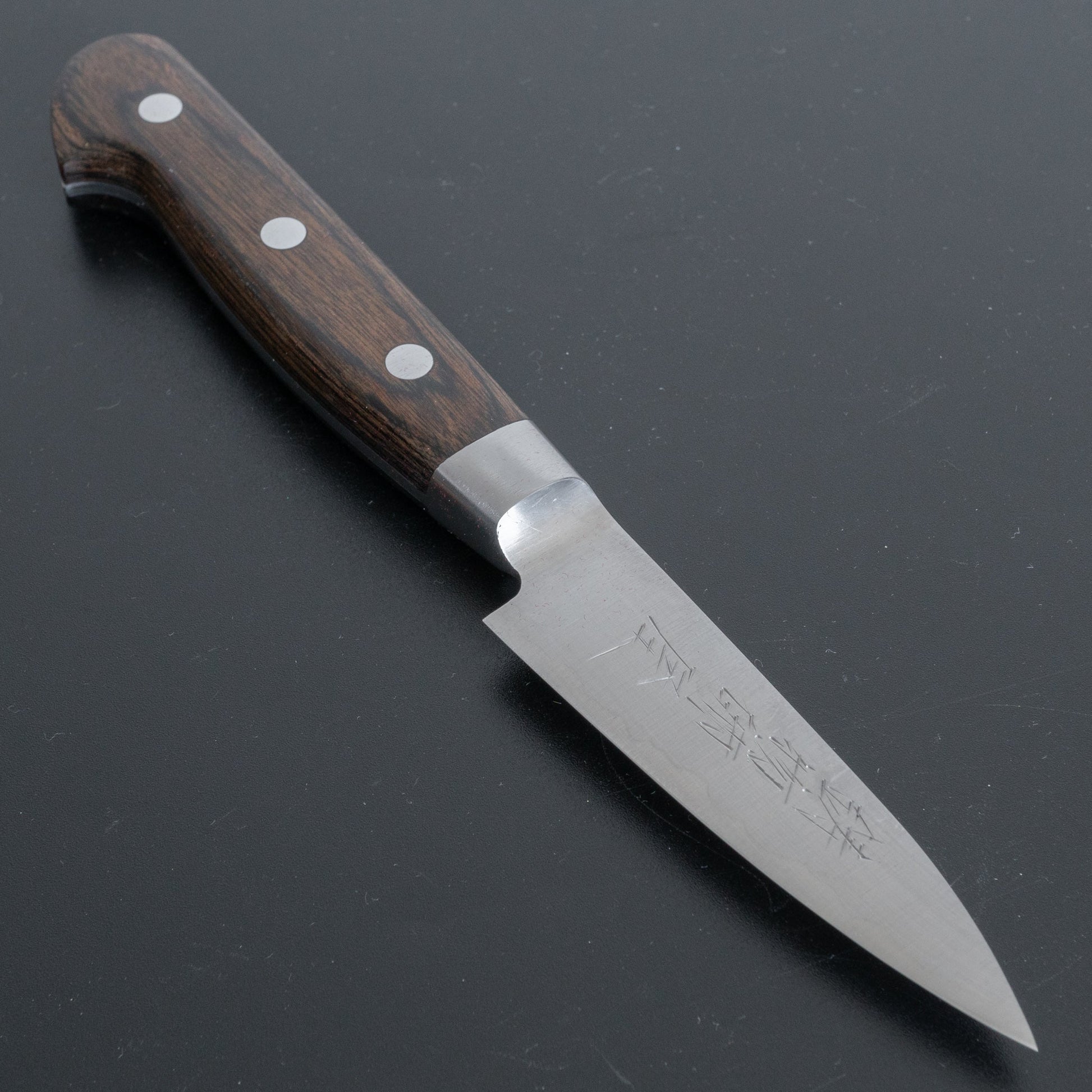 Hitohira Imojiya ST SG2 Paring 75mm Brown Pakka Handle - HITOHIRA