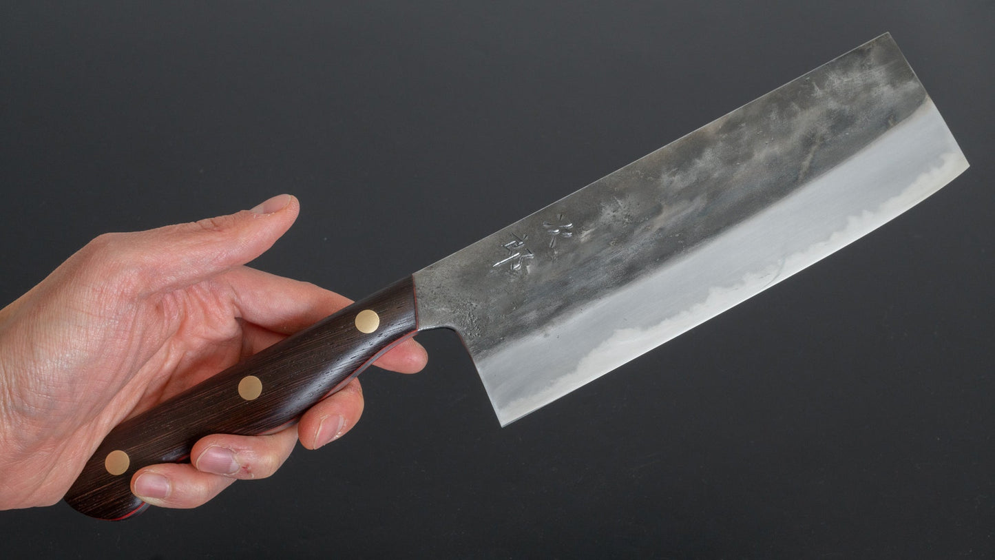 Jiro Tsuchime Yo Nakiri 180mm Tagayasan Handle (#204) - HITOHIRA