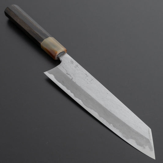 Hitohira Tanaka Kyuzo Blue #1 Watetsu Migaki Kiritsuke Gyuto 210mm Taihei Ebony Handle (#004/ Saya) - HITOHIRA