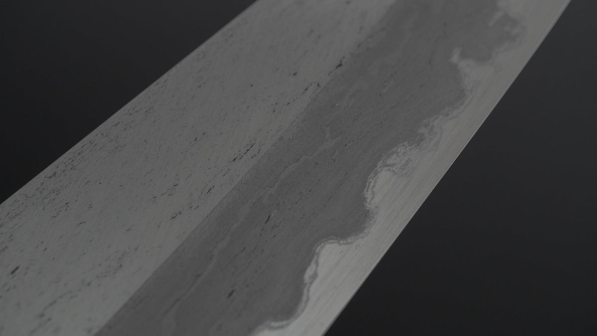 Hitohira Tanaka Kyuzo Blue #1 Watetsu Migaki Gyuto 240mm Taihei Ebony Handle (#005/ Saya) - HITOHIRA