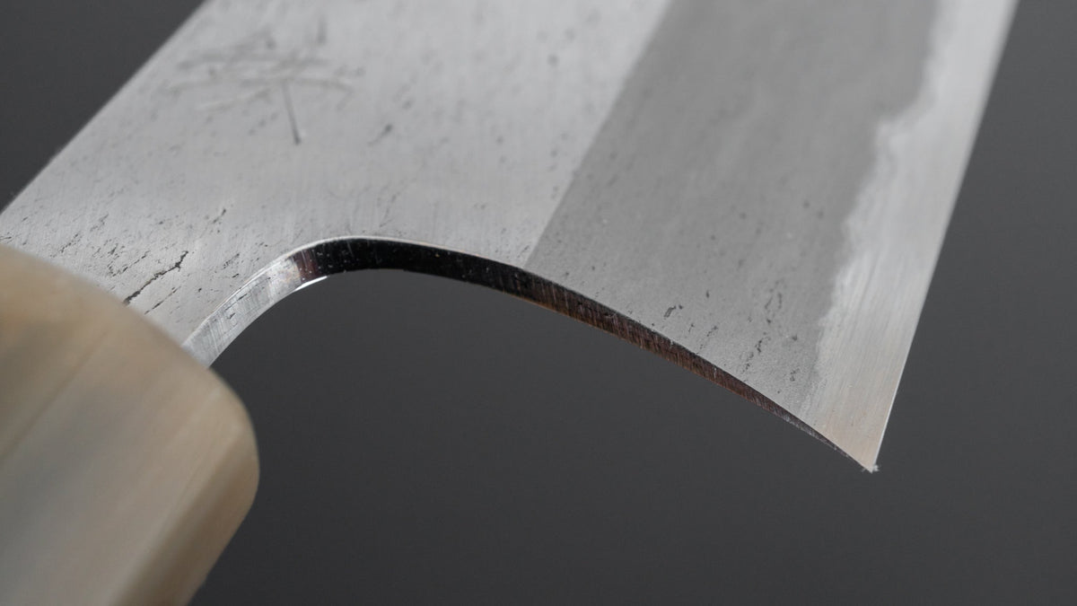 Hitohira Tanaka Kyuzo Blue #1 Watetsu Migaki Gyuto 240mm Taihei Ebony Handle (#005/ Saya) - HITOHIRA