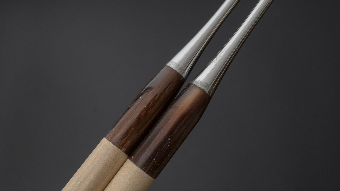 Hitohira Ho Moribashi Chopstick 180mm Rounded with Buffalo Horn - HITOHIRA