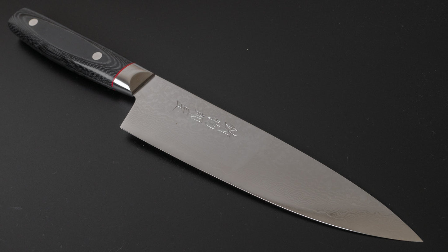 Hitohira Imojiya KT VG-10 Gyuto 200mm Micarta Handle | HITOHIRA