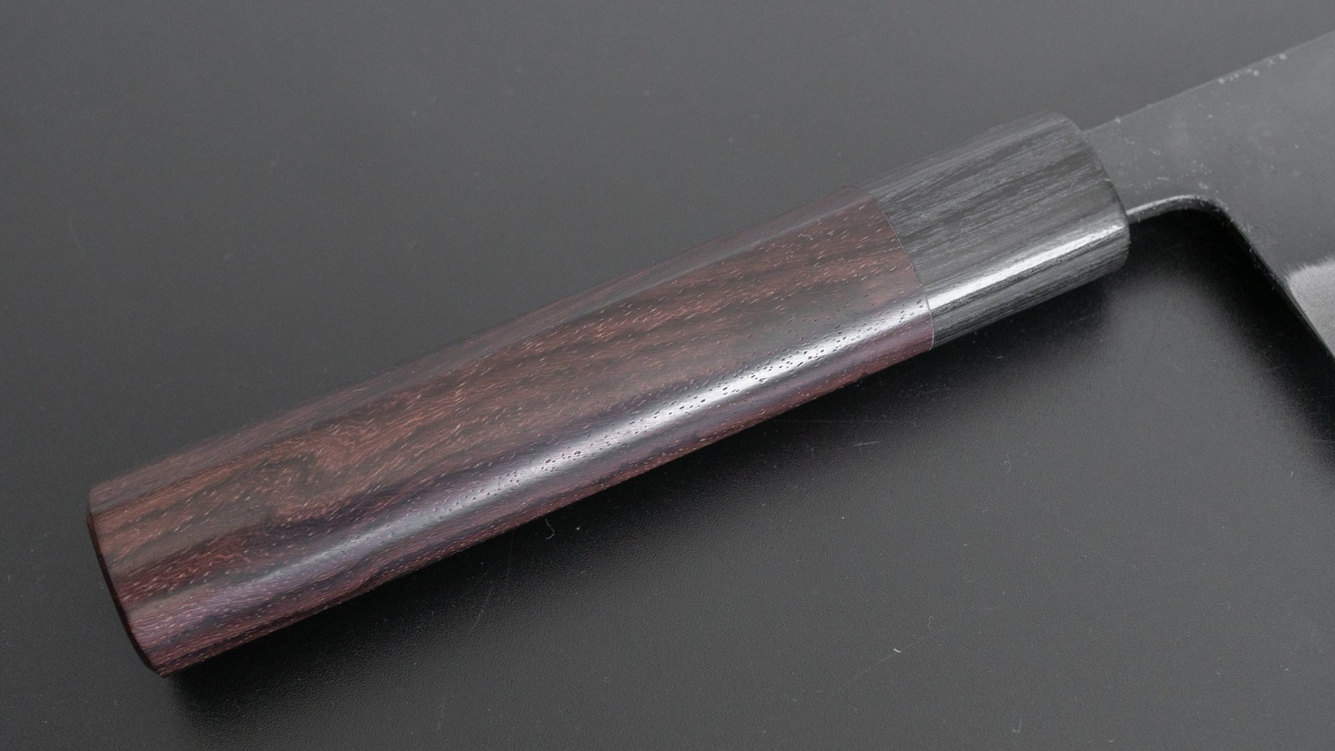 Hitohira MS Kurouchi Blue #2 Nakiri 165mm Rosewood Handle - HITOHIRA