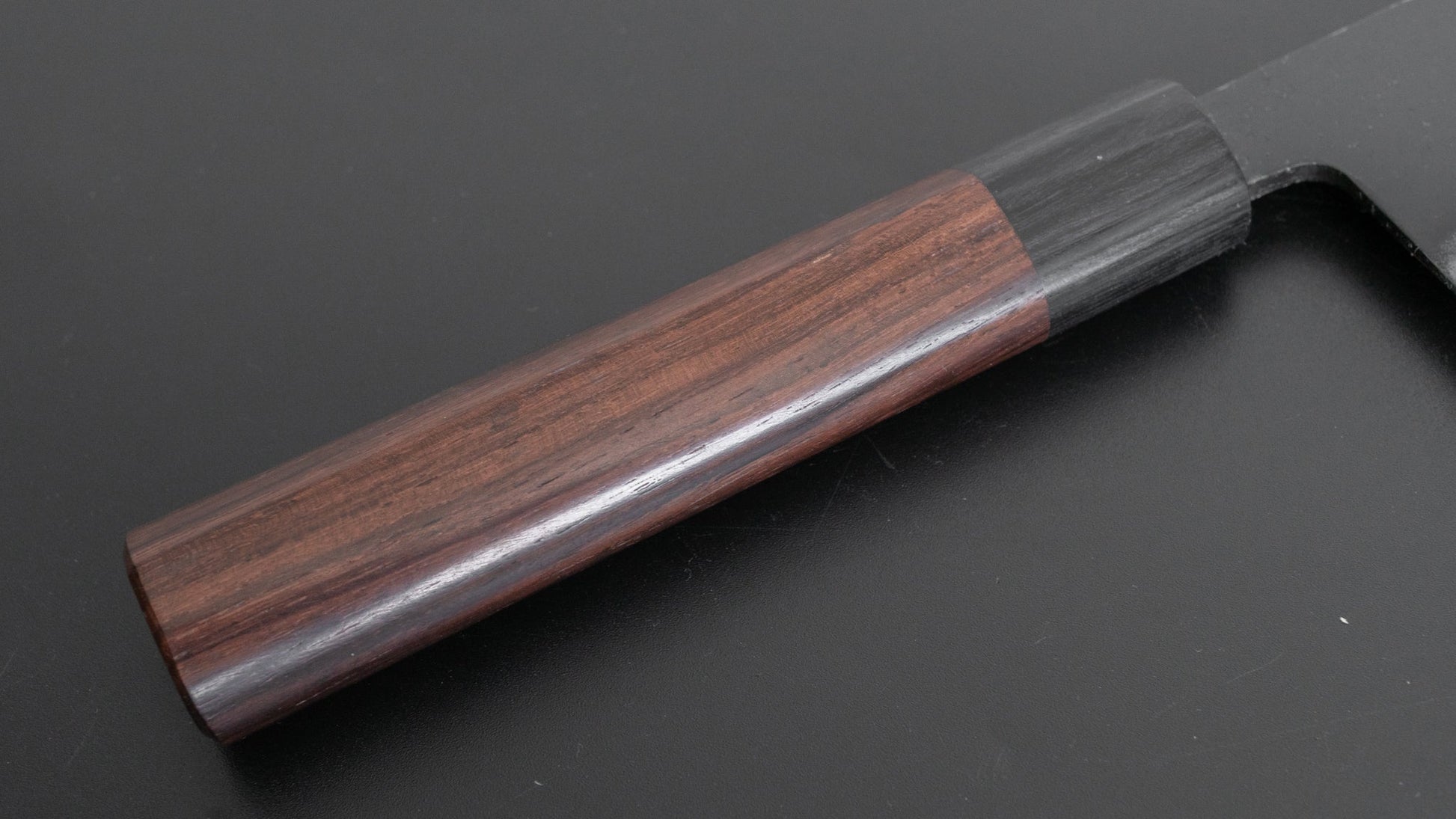 Hitohira MS Kurouchi White #2 Nakiri 165mm Rosewood Handle - HITOHIRA