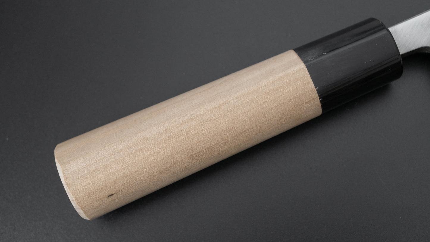 Hitohira Gorobei White #3 Deba 180mm Ho Wood Handle (D-Shape) - HITOHIRA
