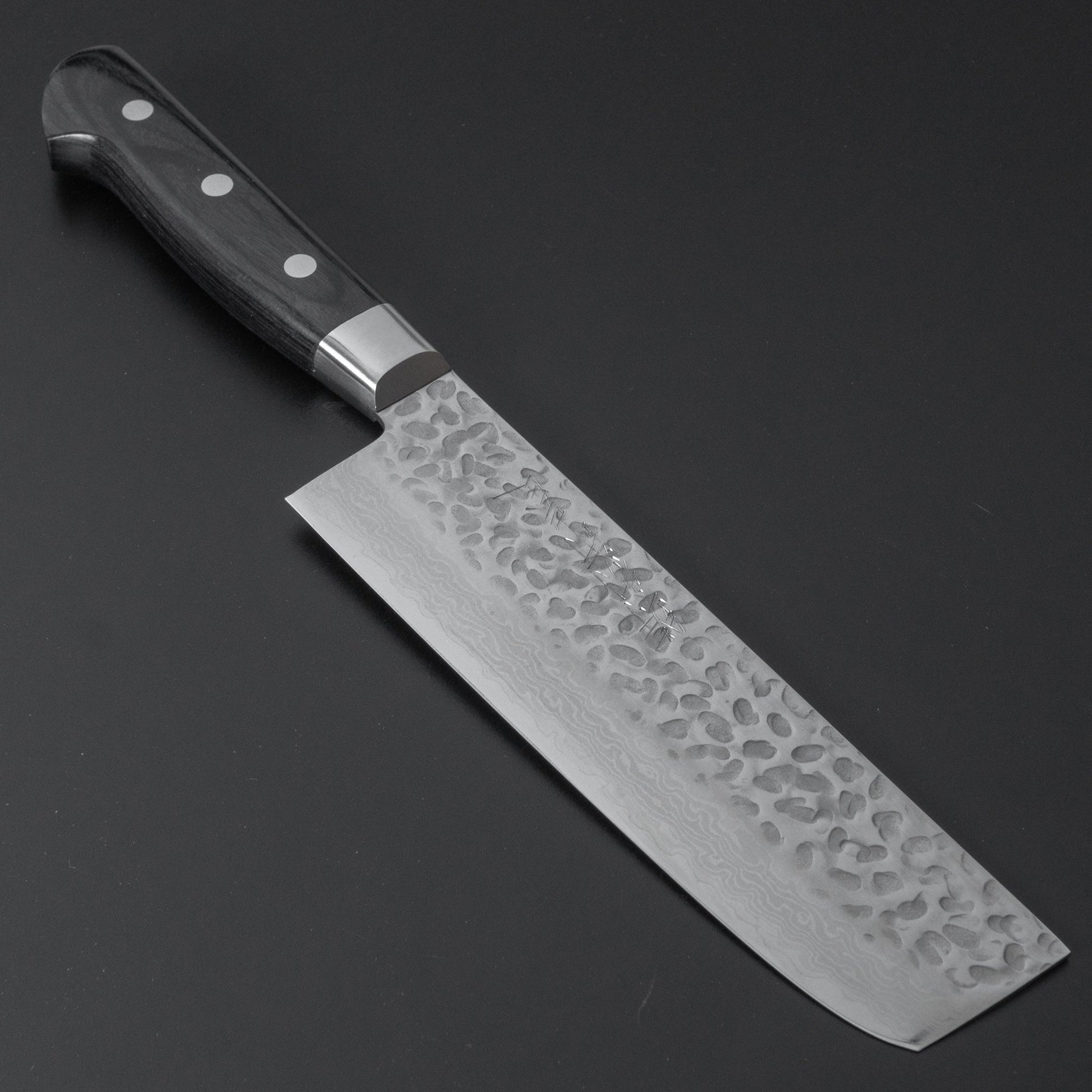 Hitohira Imojiya ST Tsuchime Damascus Nakiri Pakka Handle (Yo) - HITOHIRA