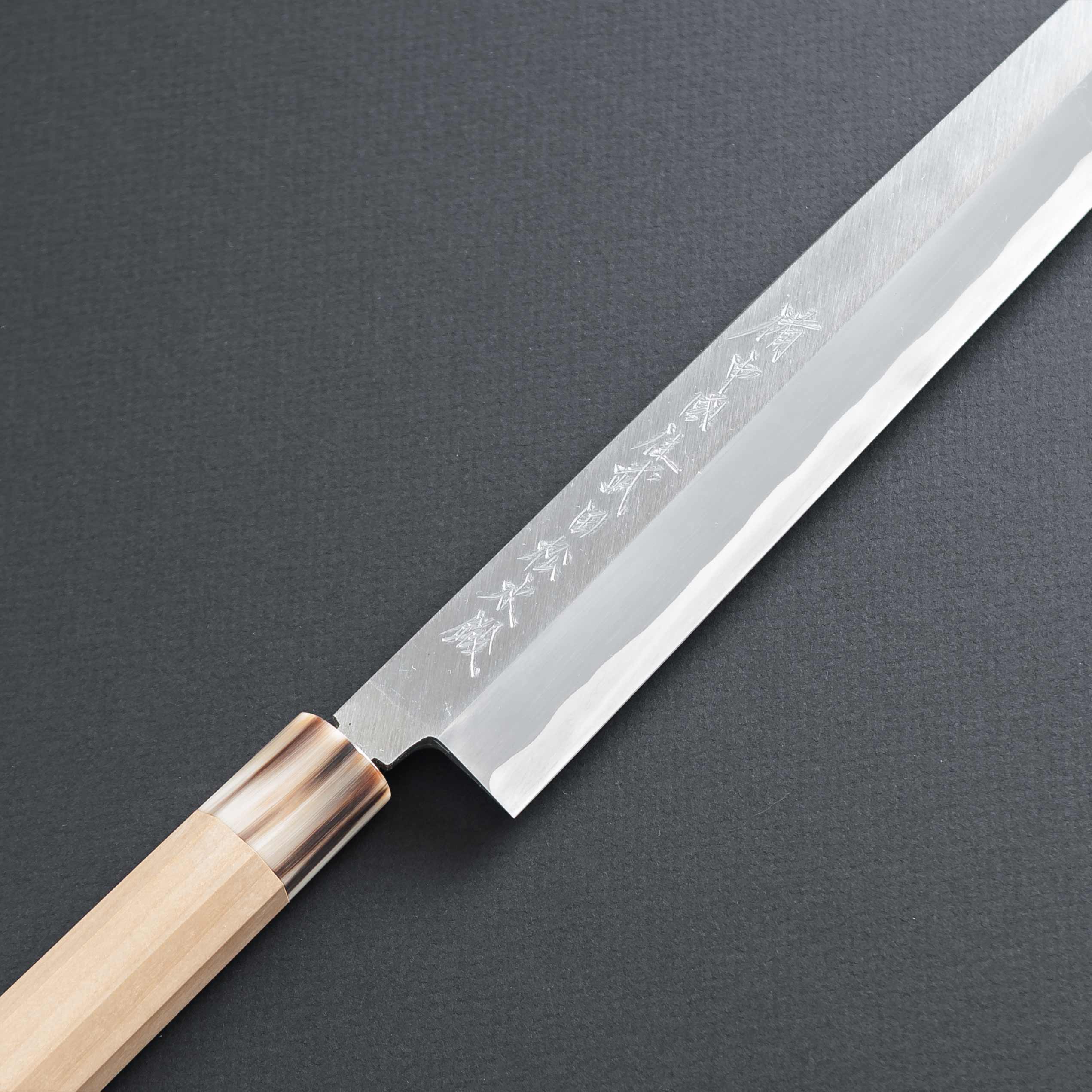 武田刃物 限定 青紙スーパー 柳刃 360mm 朴柄 (No.1) – HITOHIRA